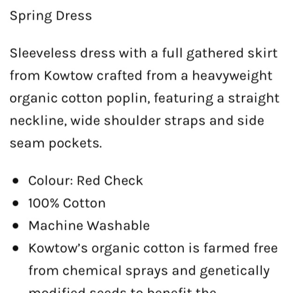 Kowtow Spring Dress - Picture 6 of 8
